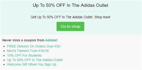 adidas discount code nhs